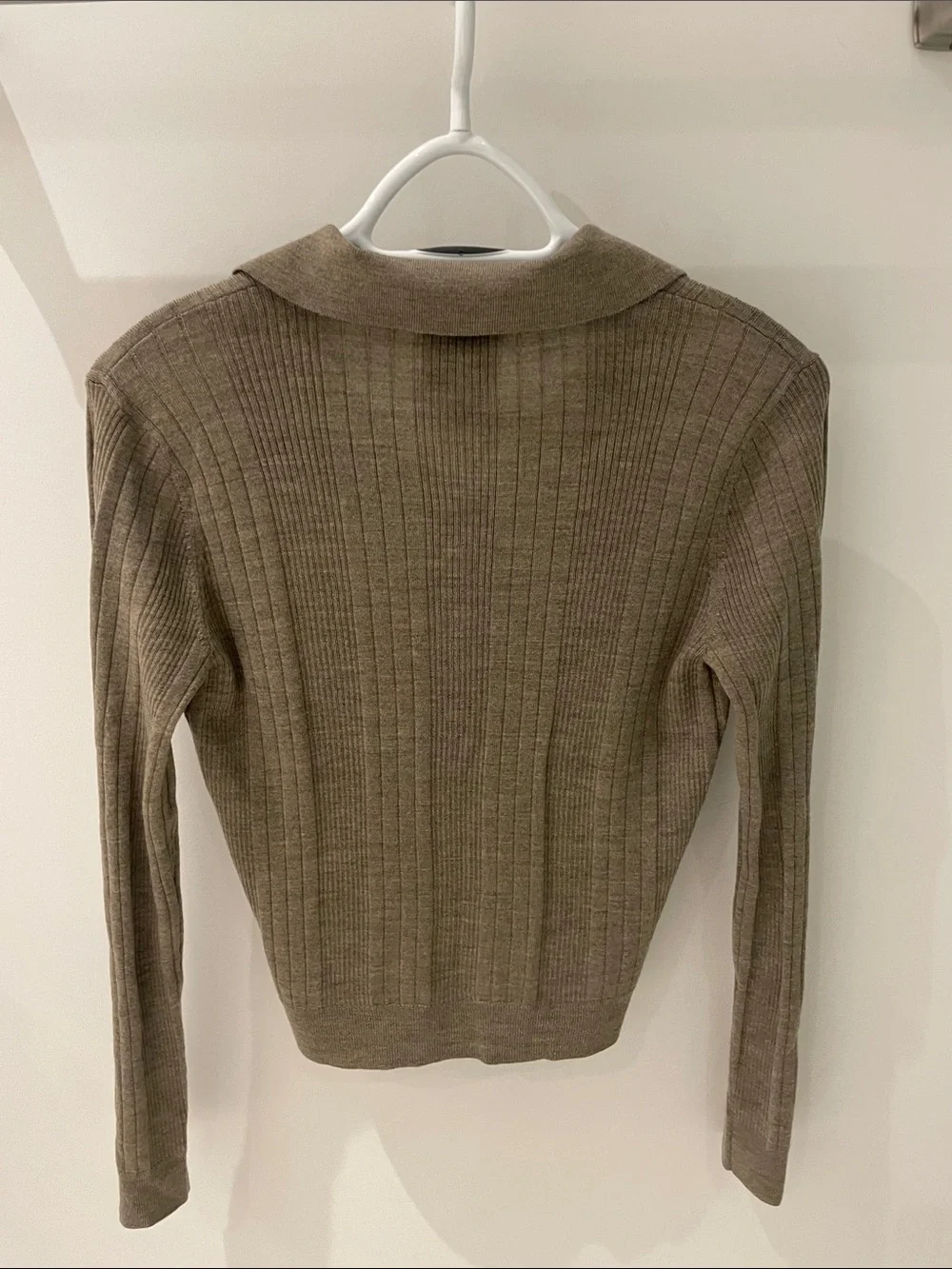Reformation Hermia Polo in Oatmeal - Picture 4 of 4